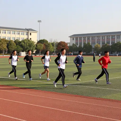 在学校，我们每天下午都有一节体育课。