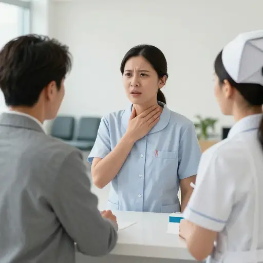 我需要预约医生检查一下我的喉咙。