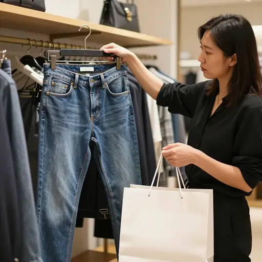 不要把钱浪费在设计师牛仔裤上。