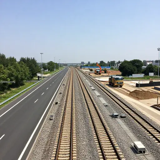 该国庞大的公路和铁路网络正在不断升级。