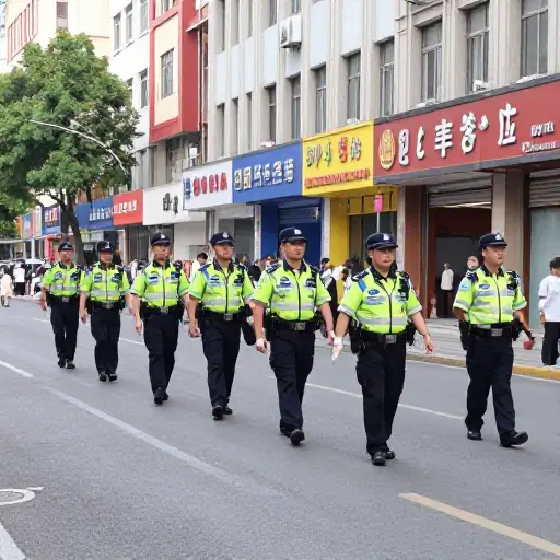 警察被部署以防止法律与秩序的崩溃。