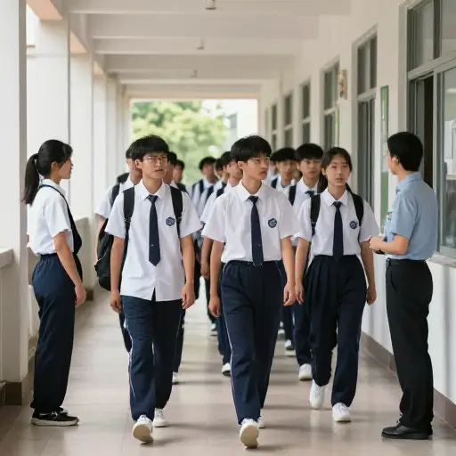 学校经常执行着装规范以维持纪律。