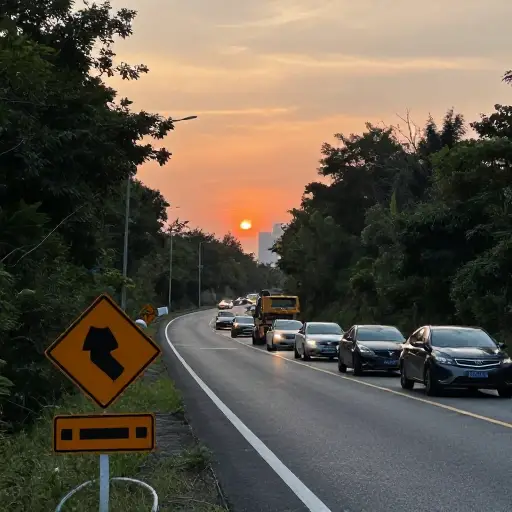理论上，旅程应该需要三个小时，但实际上由于道路施工，通常需要四个小时。