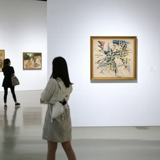 她是个艺术势利眼，只看重那些知名画家的作品。