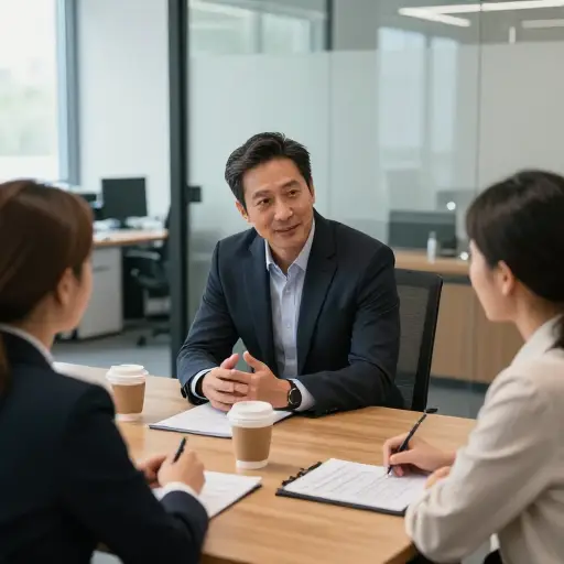 他优雅的措辞风格给面试官留下了深刻印象。