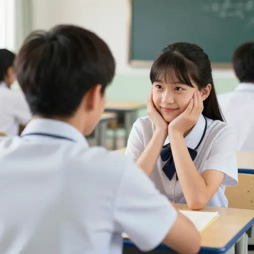 我从六年级就喜欢肖恩，但我一直保守这个秘密。