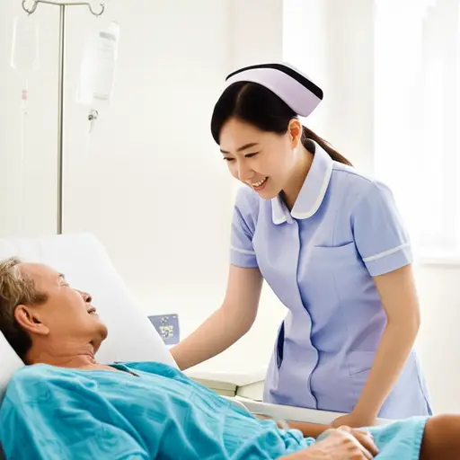 我想成为一名护士来帮助别人。
