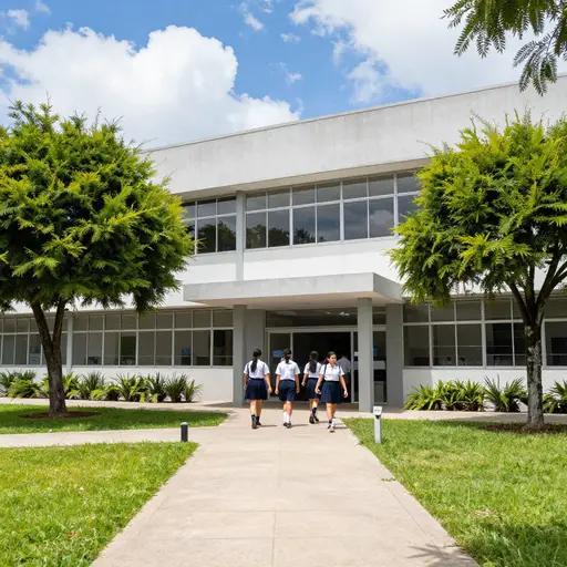 他们说选择我们学校是因为我们是墨西哥城最好的中学之一。