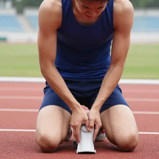 在激烈的比赛中，他的跟腱意外断裂了。