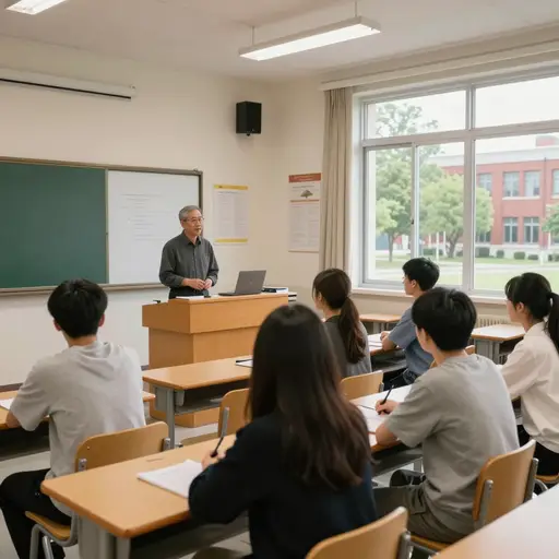 他在文学院教授哲学，并享受那里的跨学科讨论。
