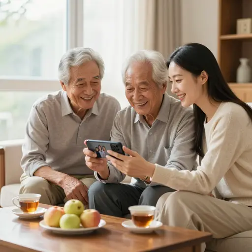 他的拜访给他的祖父母带来了如此多的快乐。
