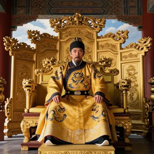 在古代中国，皇帝被认为是天子。