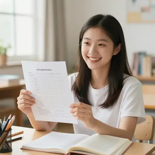 萨拉这学期的成绩单上全是A。