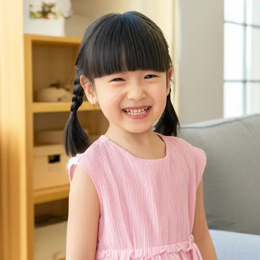我妹妹是一个非常可爱的小女孩。