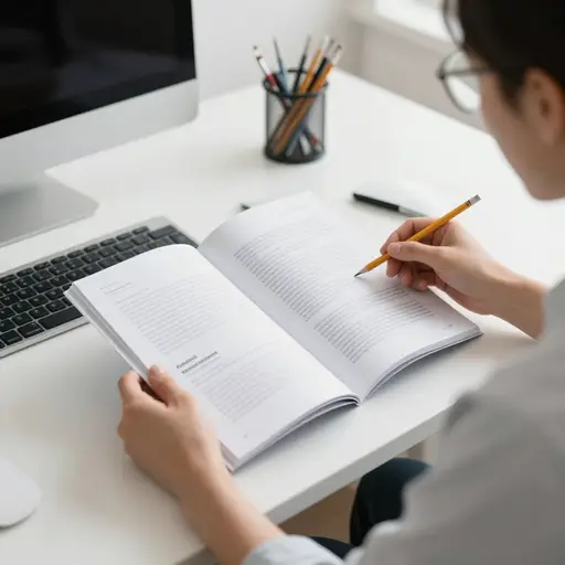 设计师在发布前仔细校对了宣传册。