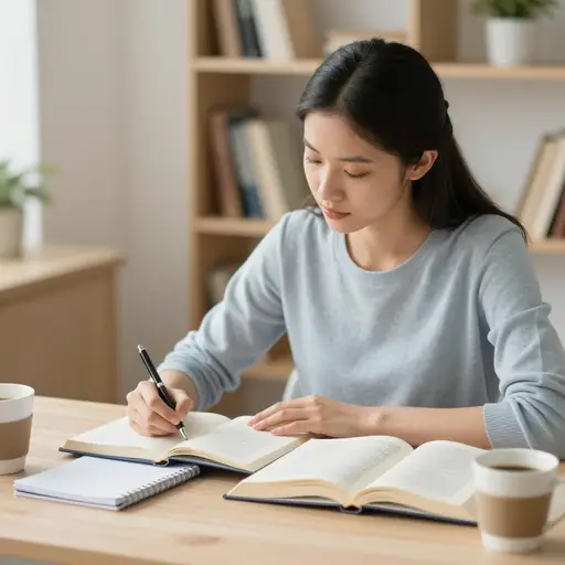 她掌握德语和俄语的实用知识。
