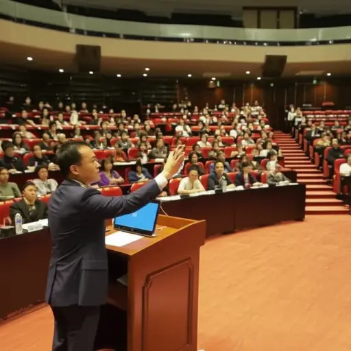在演讲的结尾，他总结了所有的重要观点。