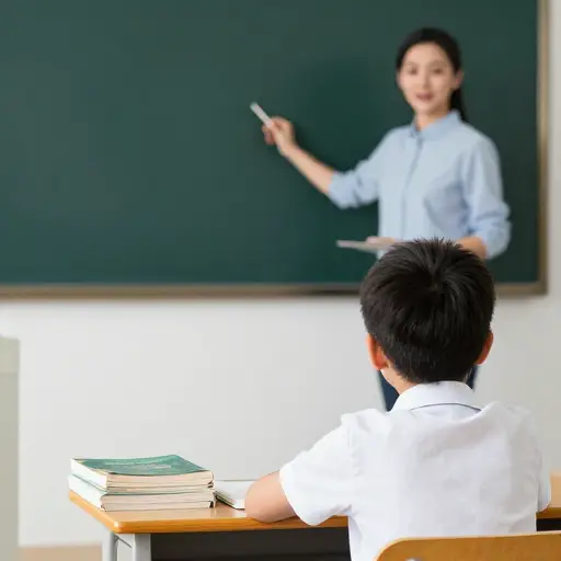 他在学校表现得很好。