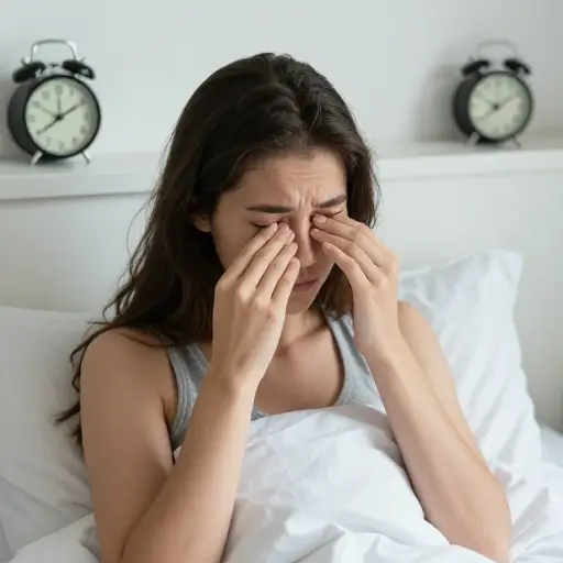 她的睡眠时间不规律，影响了她的精力。