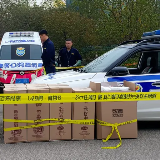 海关查获了一批走私香烟。