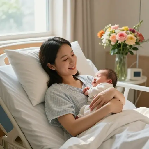 伊莱恩昨天生了一个女婴。