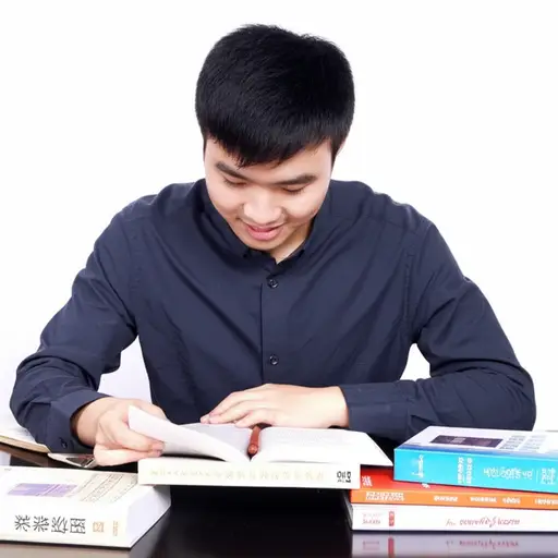 他对学习新语言充满热情。