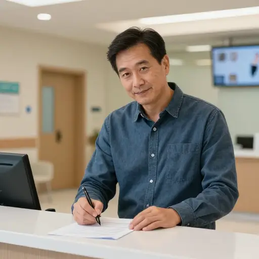 他自愿办理了出院手续。