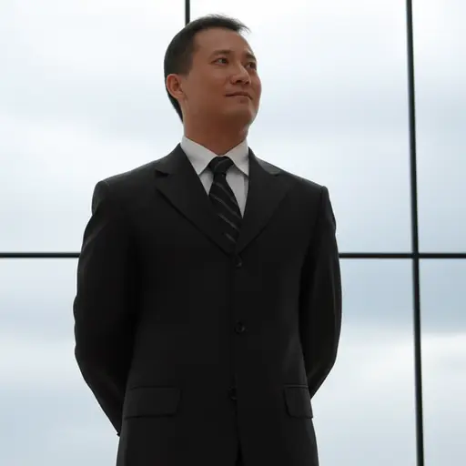 他表面上的从容其实是为了掩饰内心的焦虑。