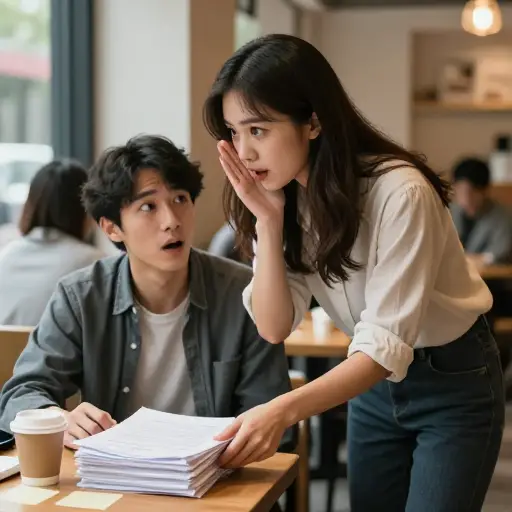 她表面上说是来帮忙的，其实只想打听八卦。