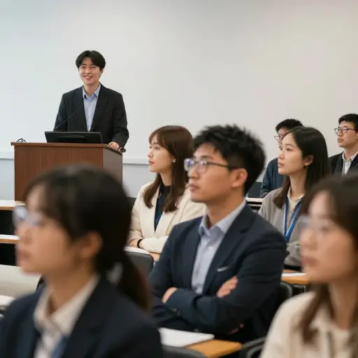 他对语言的娴熟运用吸引了观众。