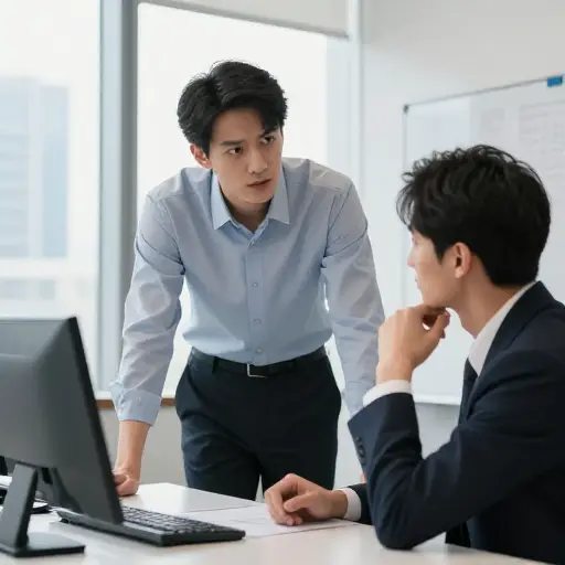他终于自信地坚持自己，要求加薪。