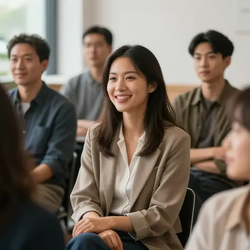 她对不同意见持宽容态度。