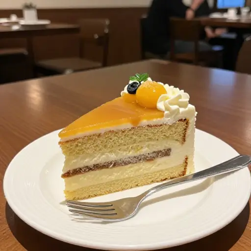 这蛋糕确实很好吃。