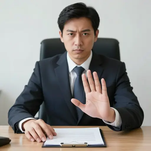 我不能批准这个行为；这是个原则问题。