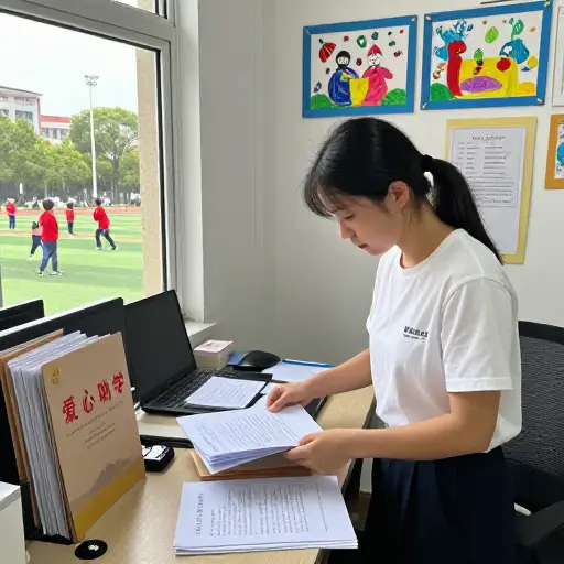 她在一家致力于帮助贫困儿童的社会机构工作。