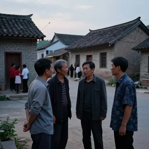 他们试图保密，但不知何故，半个村子在几天内就知道了这个消息。