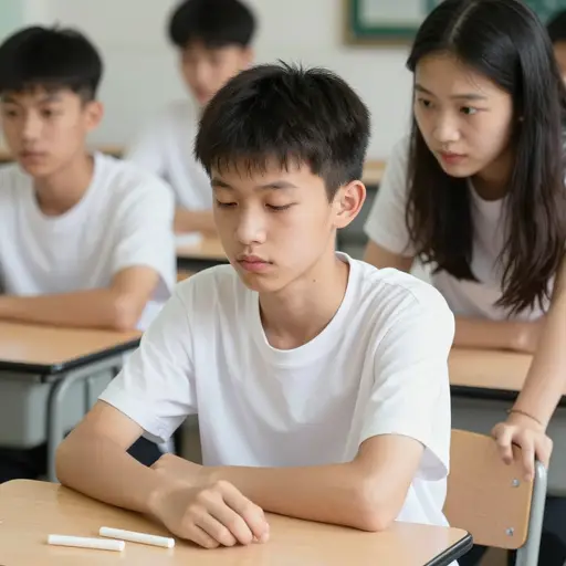 你今天脸色苍白得像粉笔一样。