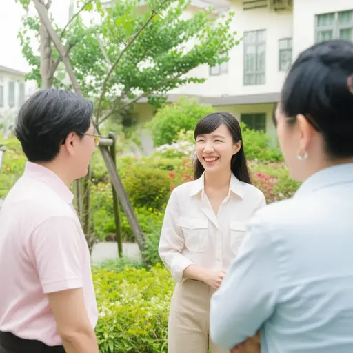 我已经和邻居们熟悉起来了。