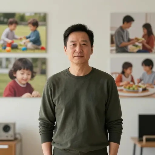 有几个闪回展示了角色的童年。