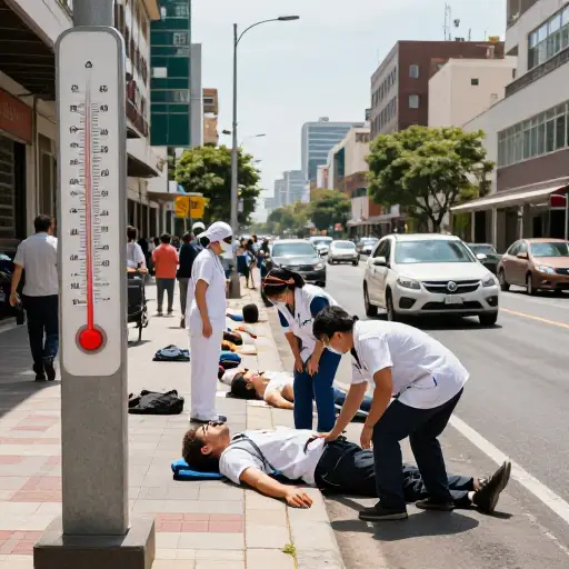 研究追踪了与极端高温事件相关的死亡人数。