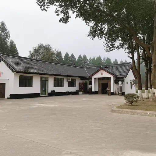 这个村庄里有一家商店和一所学校。