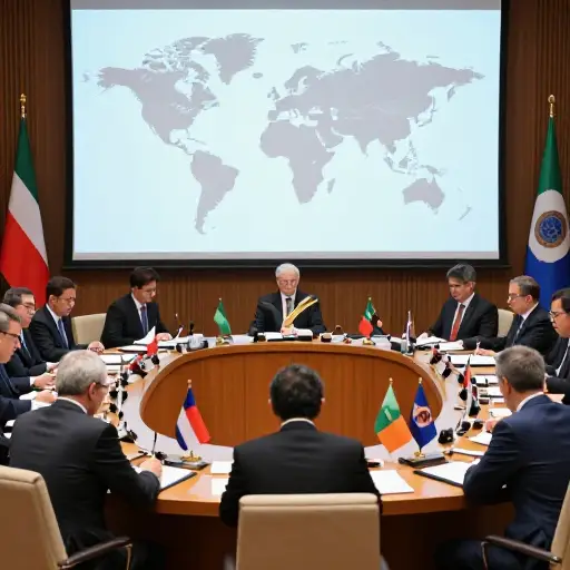 此次峰会旨在就全球贸易问题促进建设性对话。