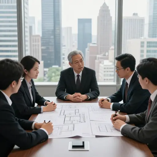 他们正在讨论在市中心建造一个新的消防站。