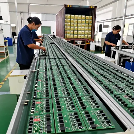 制造商大量生产这些组件用于国际分销。