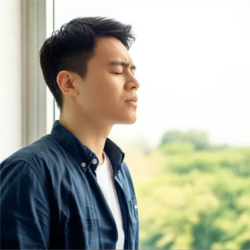 他深吸一口气，让自己冷静下来。