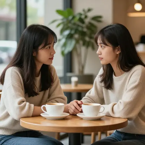 她让我不要担心结果。