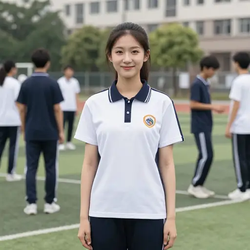 她是我们学校顶尖的运动员之一。