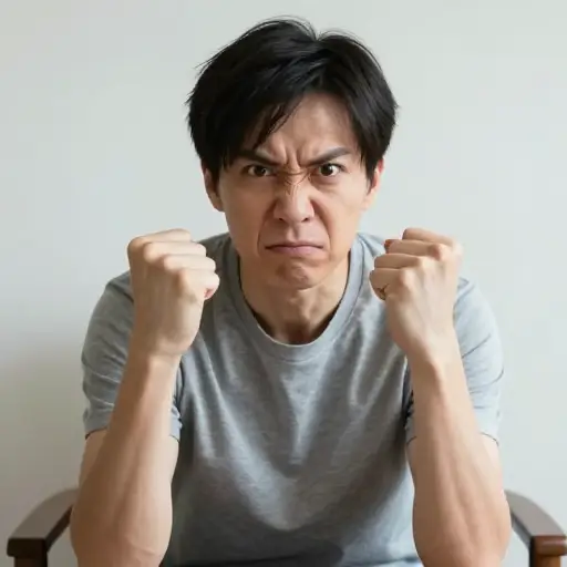 我如此愤怒，以至于很长一段时间都说不出话来。