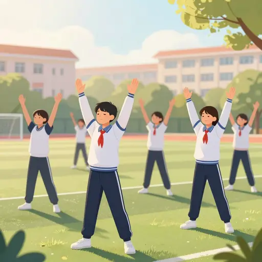 我们每天早晨锻炼。