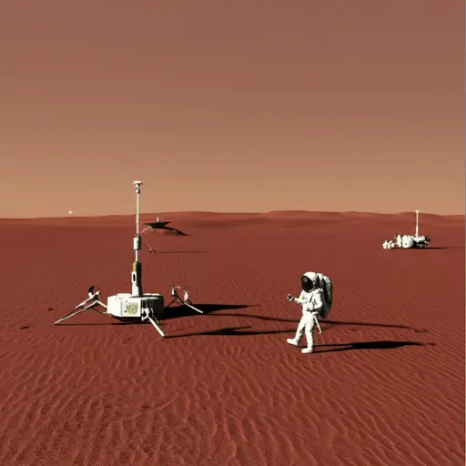 科学家们一直在寻找火星上可能存在火星人的证据。